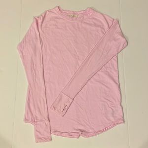 We the Free Pink Long Sleeve Tee Size XS